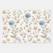Baby Blue Bruiloftsfeest Inpakpapier Vel (Voorkant 3)
