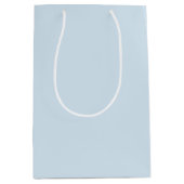 Baby Blue Bruiloftsfeest Medium Cadeauzakje (Voorkant)