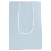 Baby Blue Bruiloftsfeest Medium Cadeauzakje (Achterkant)