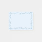 Baby Blue Bubble Border Design Post-it® Notes (Voorkant)