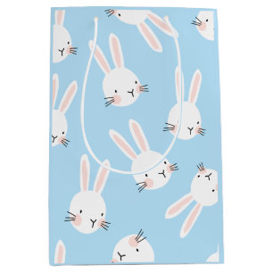 Baby Blue Bunny Medium Cadeauzakje