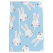 Baby Blue Bunny Medium Cadeauzakje (Achterkant)