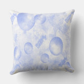 Baby Blue Butterflies en ballonnen Sierkussen (Achterkant)