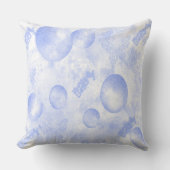 Baby Blue Butterflies en ballonnen Sierkussen (Voorkant)