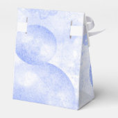 Baby Blue Butterflies en ballonnen voor de doos Bedankdoosjes (Achterkant)