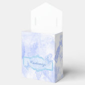 Baby Blue Butterfly Favor Box Bedankdoosjes (Geopend)