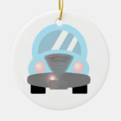 Baby Blue Car Keramisch Ornament (Voorkant)