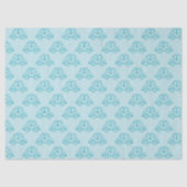 Baby Blue Cars Tissue Paper Tissuepapier (Voorkant)