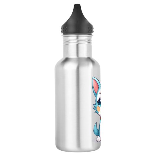 Baby Blue Cat Waterfles (Links)