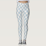 Baby Blue Checkerboard Leggings - zacht en stijlvo<br><div class="desc">Blijf gezellig en chique met deze baby blue dambord leggings! Het rustgevende blauwe en gebroken witte patroon voegt een tijdloze, preppy touch toe aan elke outfit - perfect voor loungen, boodschappen of gelaagdheid onder je favoriete stukken. Zacht, rekbaar en aanpasbaar, ze zijn een garderobe die essentieel is met een persoonlijke...</div>