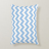 Baby blue Chevron Accent Kussen (Voorkant(Verticaal))
