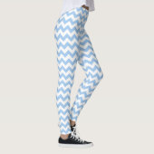 Baby blue Chevron Leggings (Rechts)