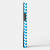 Baby Blue Chevron met Dachshund Hoesje-Mate iPhone Case-Mate iPhone Case (Achterkant / Rechts)