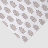 Baby Blue Chinoiserie Ginger Jar Jars Tissuepapier (Detail)