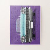 BABY BLUE CLASSIC CAR JIGSAW PUZZLE LEGPUZZEL (Verticaal)