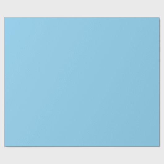 Baby Blue Classy Monochromatica Cadeaupapier (Vlak)
