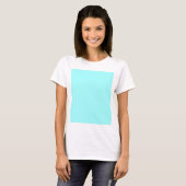 Baby Blue Color Gepersonaliseerd Designer T-shirt (Voorkant volledig)