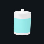 Baby Blue Color Gepersonaliseerd Designer Theepot<br><div class="desc">Baby Blue Color Gepersonaliseerd Designer</div>