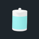 Baby Blue Color Gepersonaliseerd Designer Theepot<br><div class="desc">Baby Blue Color Gepersonaliseerd Designer</div>