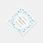 Baby Blue Confetti doop doop doop Servetten (Hoek)