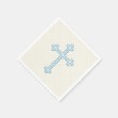 Baby Blue Cross Doop Servetten (Hoek)