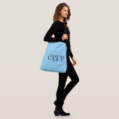 Baby Blue Crossbody Tas (Op model)