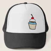 Baby Blue Cupcake Trucker Pet (Voorkant)