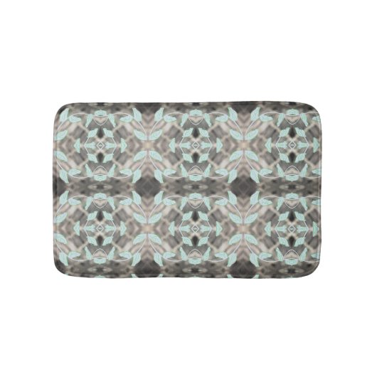 Baby Blue Designer Mat Kies uw maat (Voorkant)