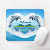 Baby Blue Dolphin Muismat (Met muis)