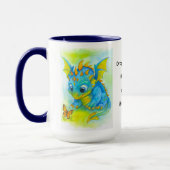 Baby Blue Dragon Mug Mok (Links)