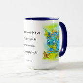 Baby Blue Dragon Mug Mok (Voorkant rechts)