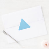 Baby Blue driehoek Sticker (Envelop)