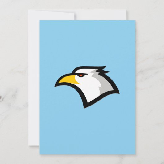 Baby Blue Eagle Kaart (Achterkant)