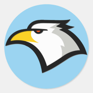 Baby Blue Eagle Ronde Sticker