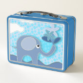 Baby Blue Elephant en ventilator, speciaal voor ki (Achterkant)