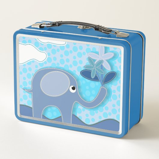 Baby Blue Elephant en ventilator, speciaal voor ki (Achterkant)