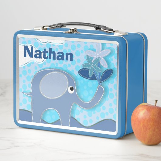 Baby Blue Elephant en ventilator, speciaal voor ki (In situ)