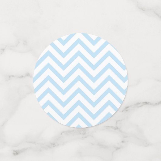 Baby Blue Elephant gepersonaliseerd Baby shower Confetti (Kleine voorkant)