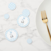 Baby Blue Elephant gepersonaliseerd Baby shower Confetti (Groep)