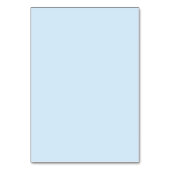 Baby Blue Elephant Place Card Kaart (Achterkant)