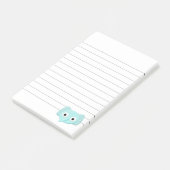 Baby Blue Elephant Tekening gelinkt Post-it® Notes (Schuin)