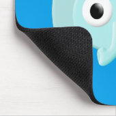 Baby Blue Elephant Tekening Muismat (Hoek)