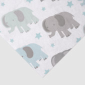 Baby Blue Elephant Tissuepapier (Detail)