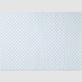Baby Blue en White Polka Dot Tissue Paper Tissuepapier