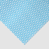 Baby Blue en White Polka Dots Tissuepapier (Detail)