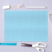 Baby Blue en White Polka Dots Tissuepapier (Craft)