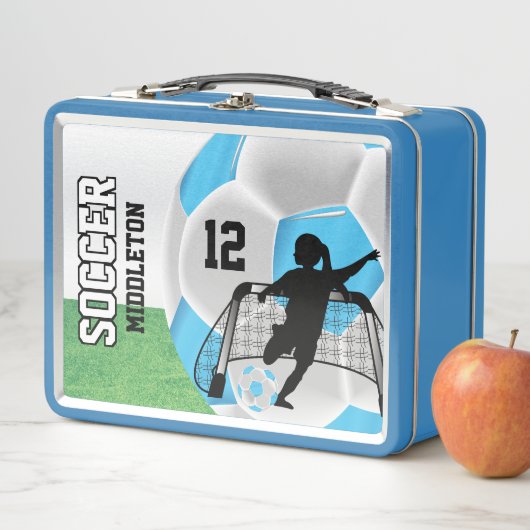 Baby Blue en White Voetbal - Voetbal (In situ)