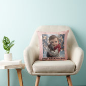 Baby & Blue-Eyed Pup Christmas Pillow Kussen (Stoel)