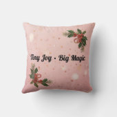 Baby & Blue-Eyed Pup Christmas Pillow Kussen (Achterkant)