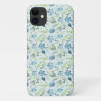  Baby Blue Eyes Waterverf Floral